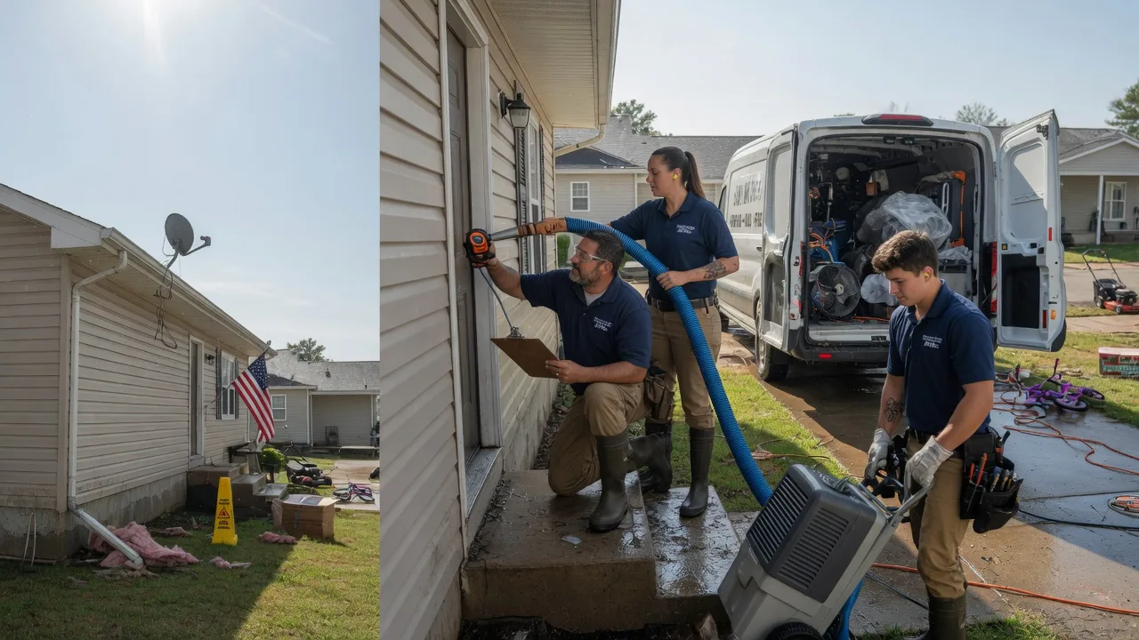 Ceiling Water Damage Restoration in Pownal, ME near me
